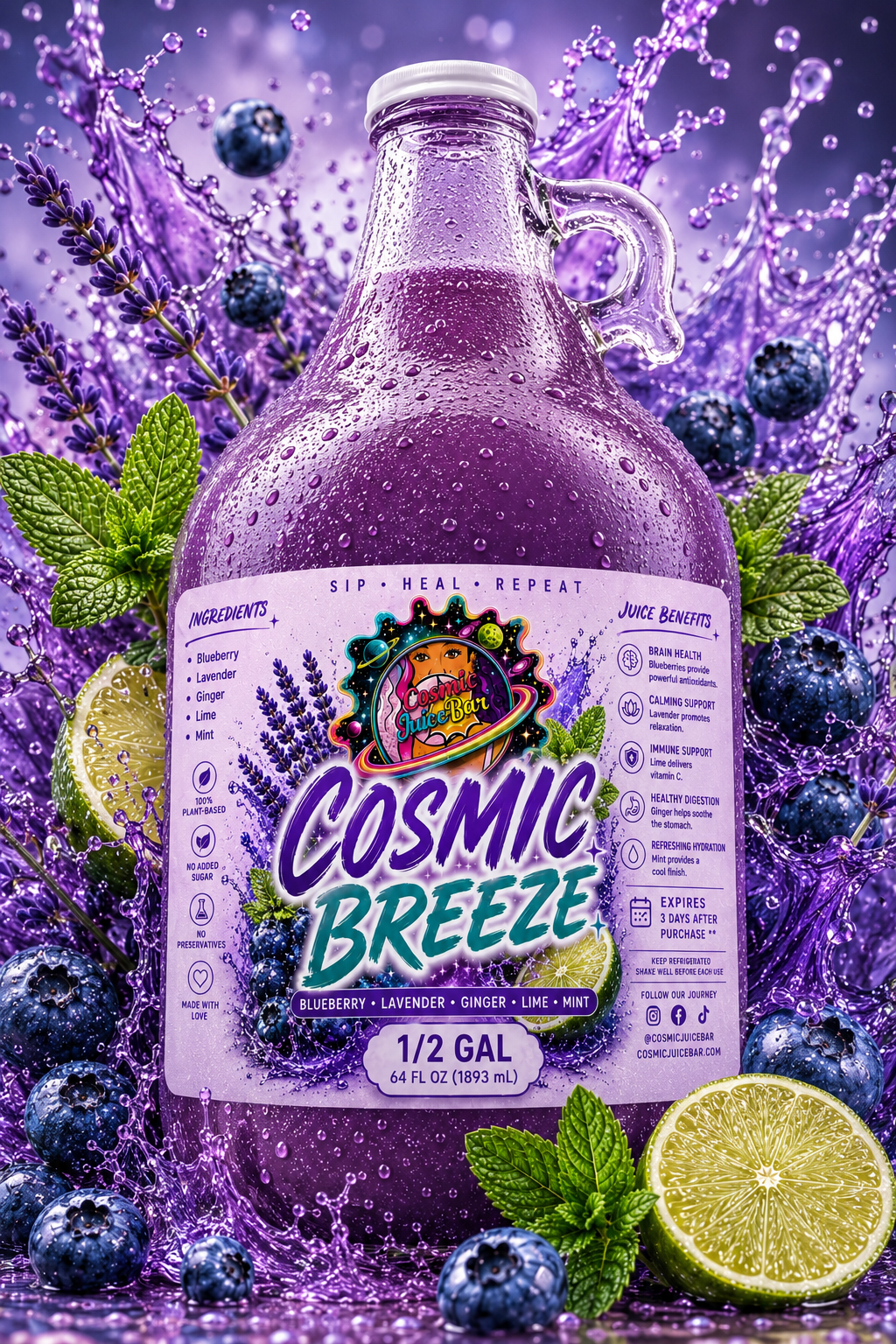 64 oz Cosmic Breeze