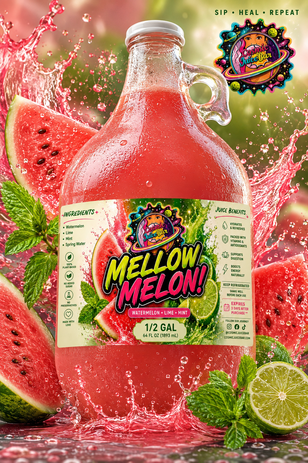 64 oz Mellow Melon